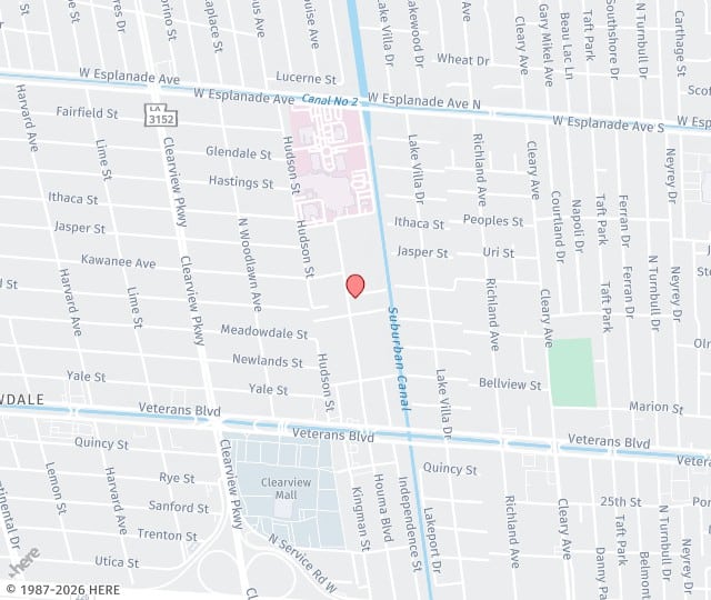 Location Map: 3717 Houma Blvd, Ste 300, Metairie, Louisiana 70006